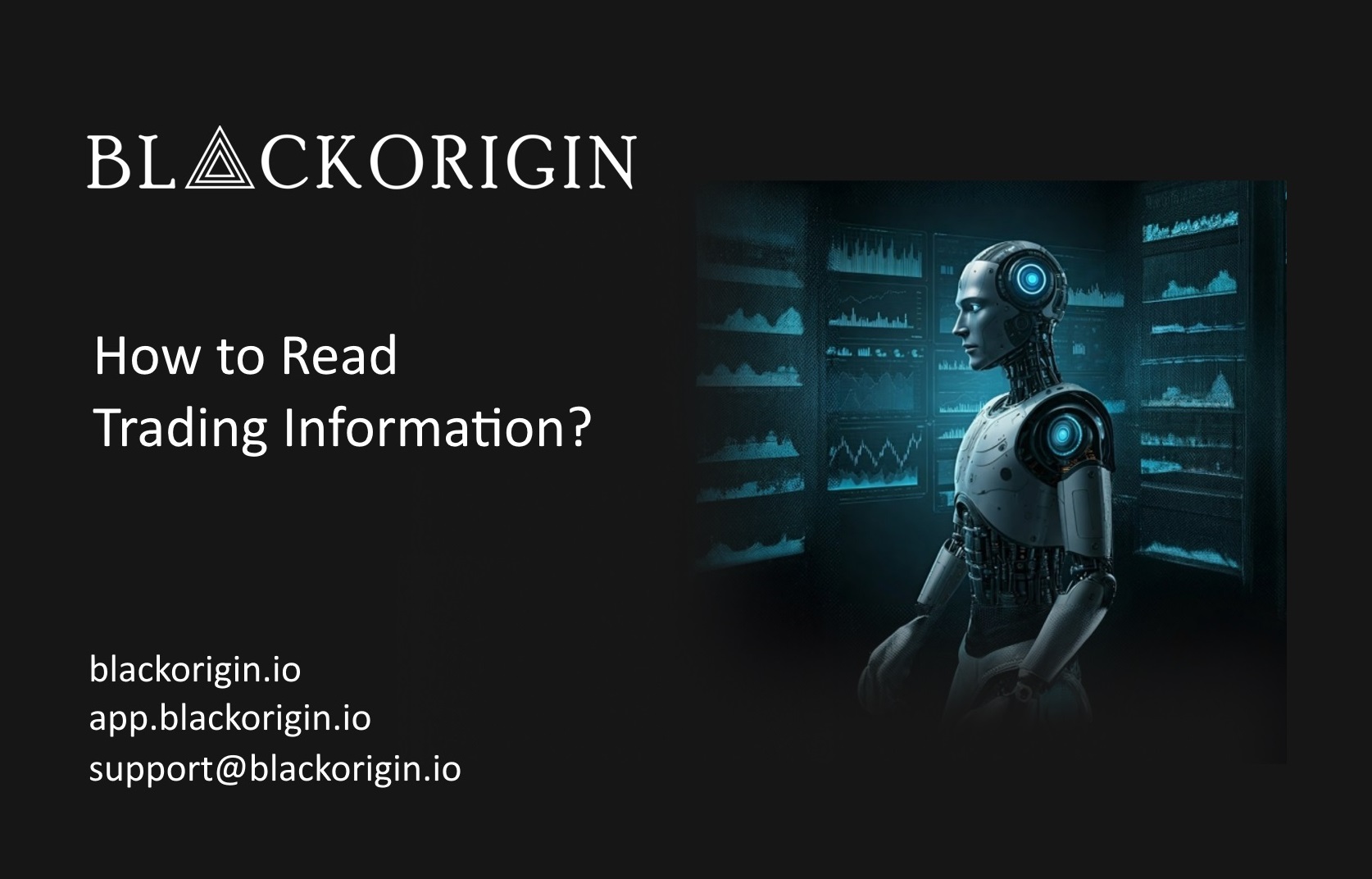 How to Read Trading Information on BlackOrigin Platform ?